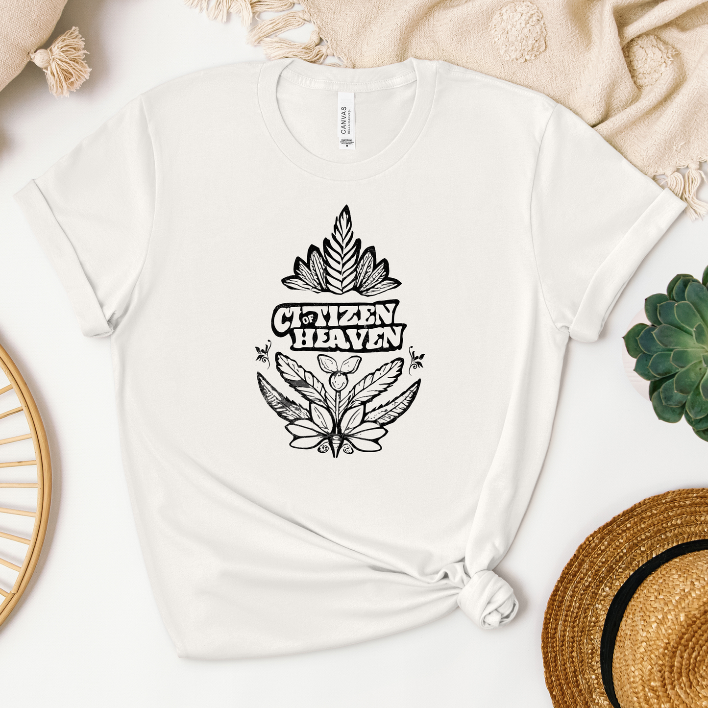 Citizen of Heaven Tee - Heaven Bound Co Christian t-shirts and faith based apparel for teens and adults.