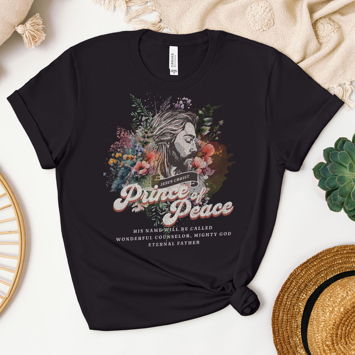 Prince of Peace Tee - Heaven Bound Co Christian t-shirts and faith based apparel for teens and adults.