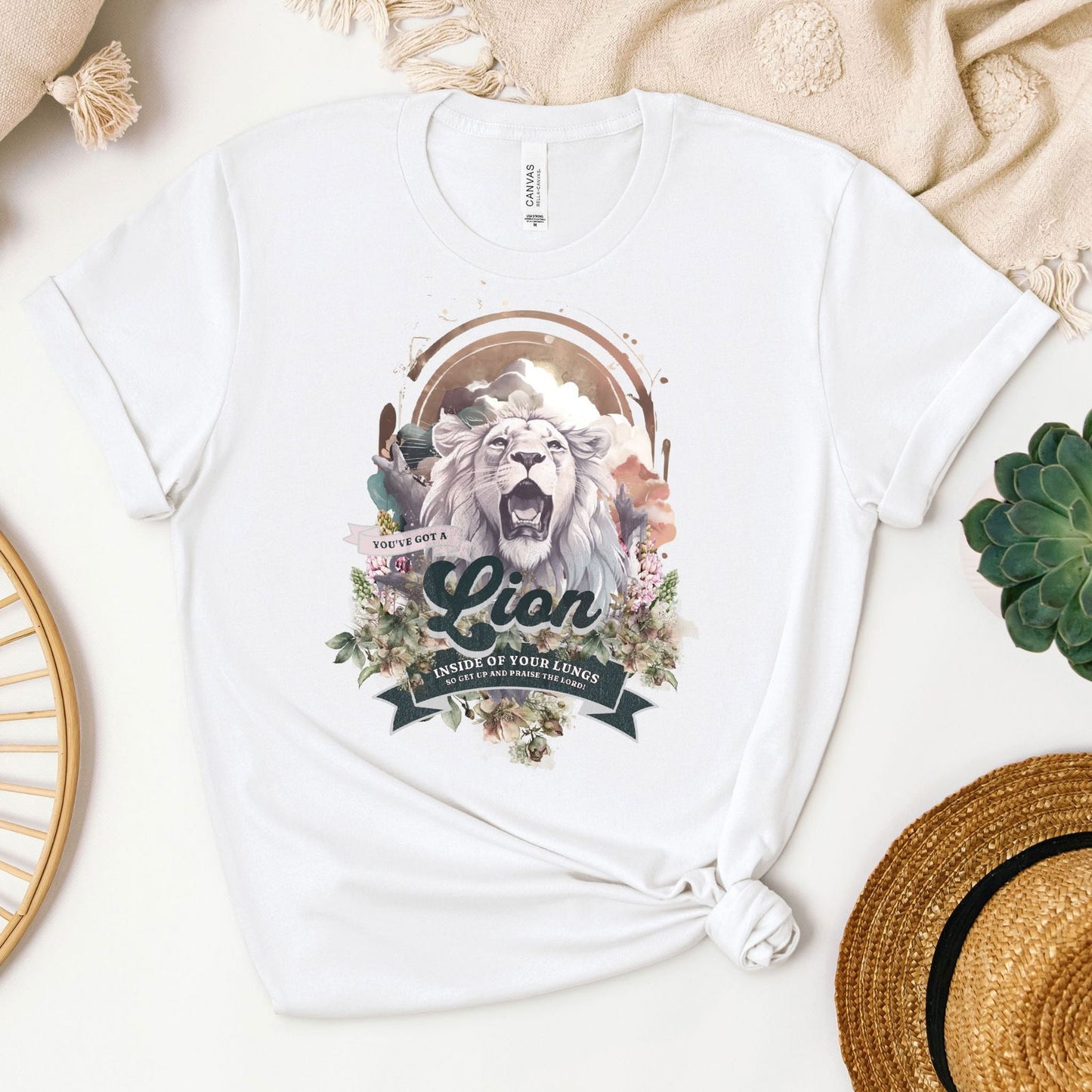 You've Got a Lion Tee - Heaven Bound Co Christian t-shirts and faith based apparel for teens and adults.