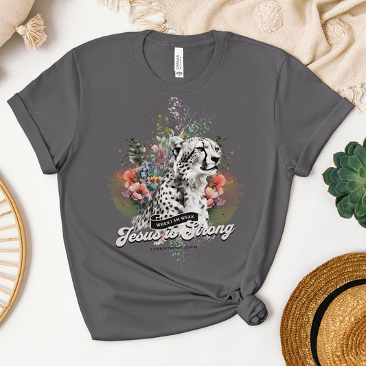 2 Corinthians 12:9-11 Tee - Heaven Bound Co Christian t-shirts and faith based apparel for teens and adults.
