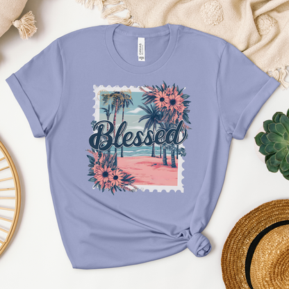Blessed Tee - Heaven Bound Co Christian t-shirts and faith based apparel for teens and adults.