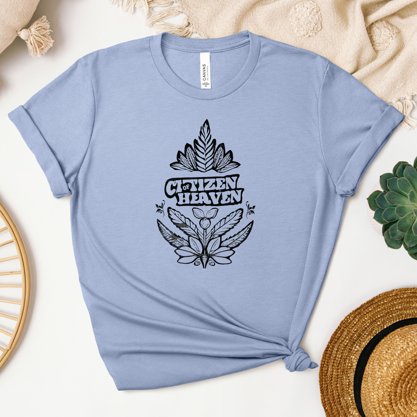 Citizen of Heaven Tee - Heaven Bound Co Christian t-shirts and faith based apparel for teens and adults.