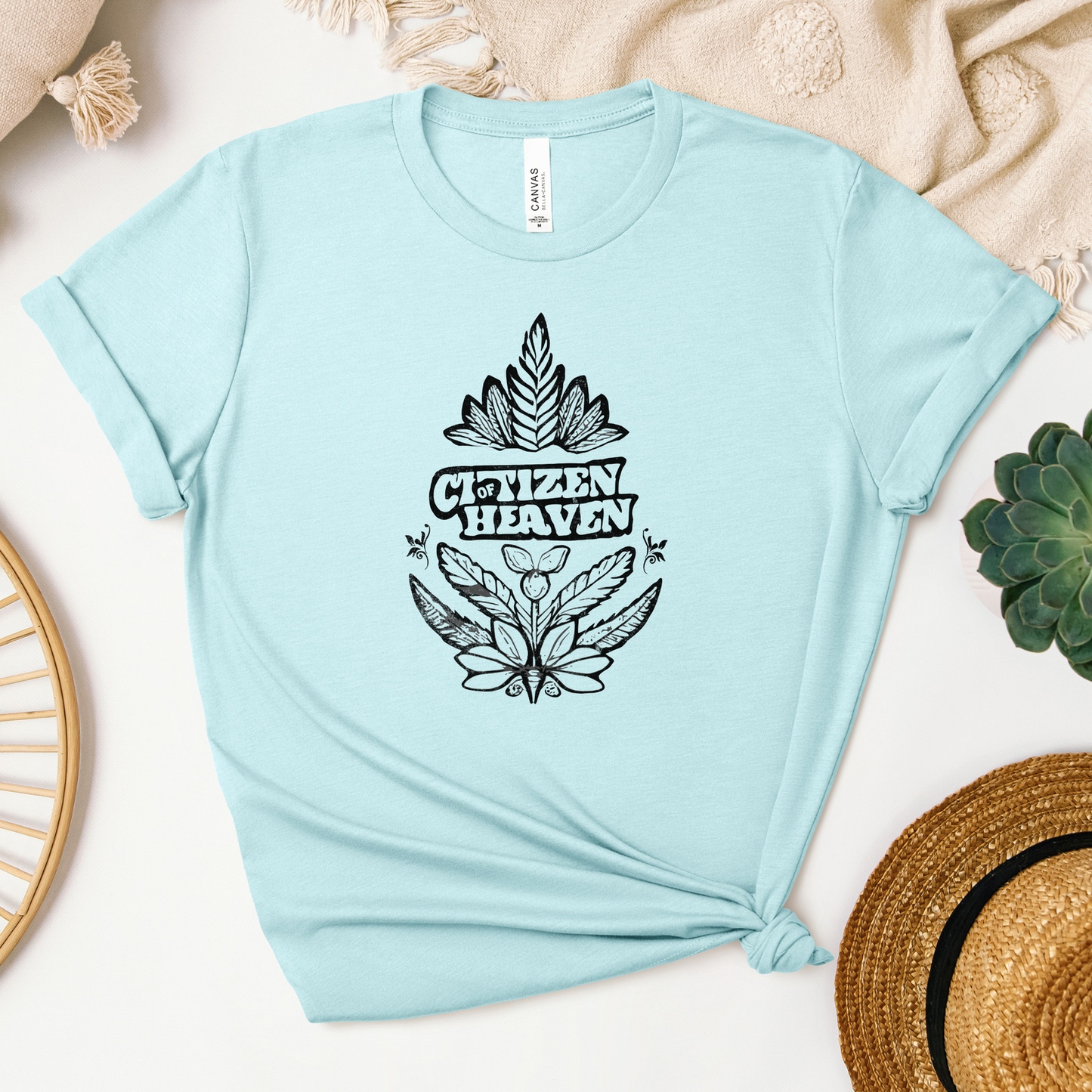 Citizen of Heaven Tee - Heaven Bound Co Christian t-shirts and faith based apparel for teens and adults.