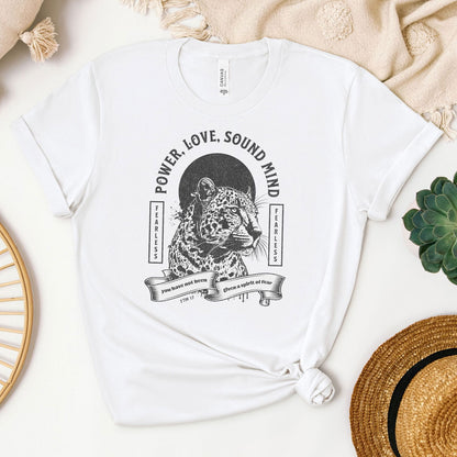 Fearless Tee - Heaven Bound Co Christian t-shirts and faith based apparel for teens and adults.