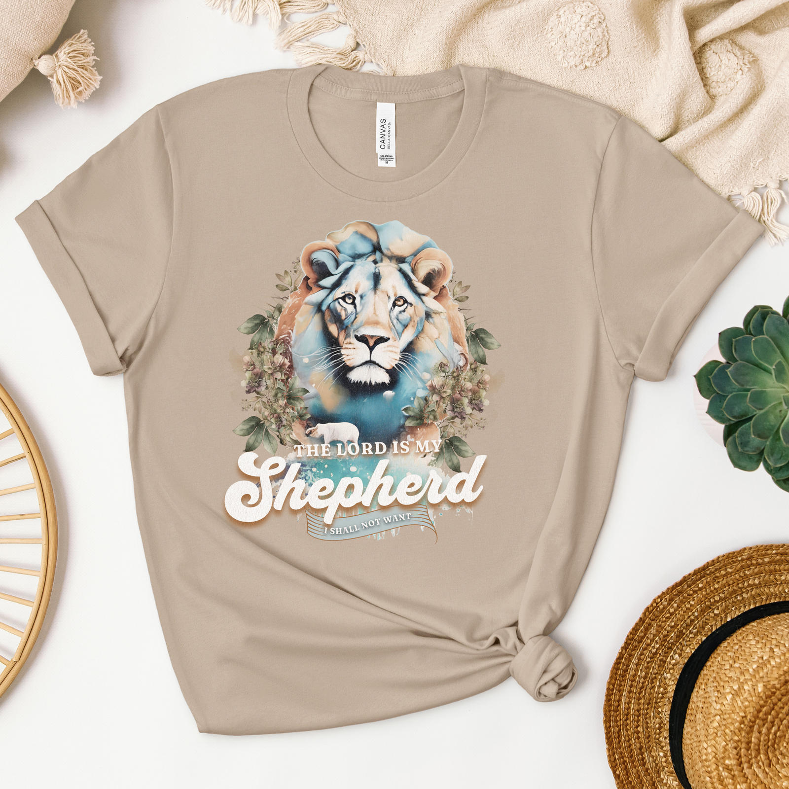 The Lord is my Shepard Tee - Heaven Bound Co Christian t-shirts and faith based apparel for teens and adults.