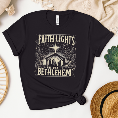 The Way to Bethlehem Tee - Heaven Bound Co Christian t-shirts and faith based apparel for teens and adults.