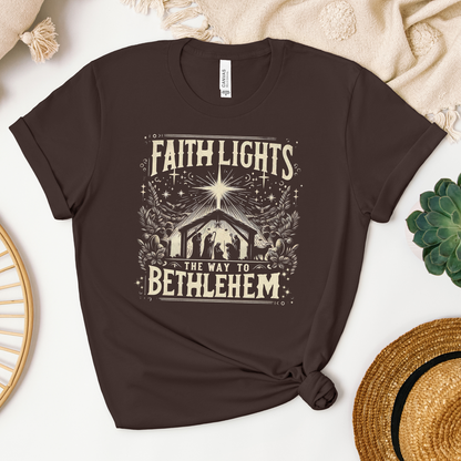 The Way to Bethlehem Tee - Heaven Bound Co Christian t-shirts and faith based apparel for teens and adults.